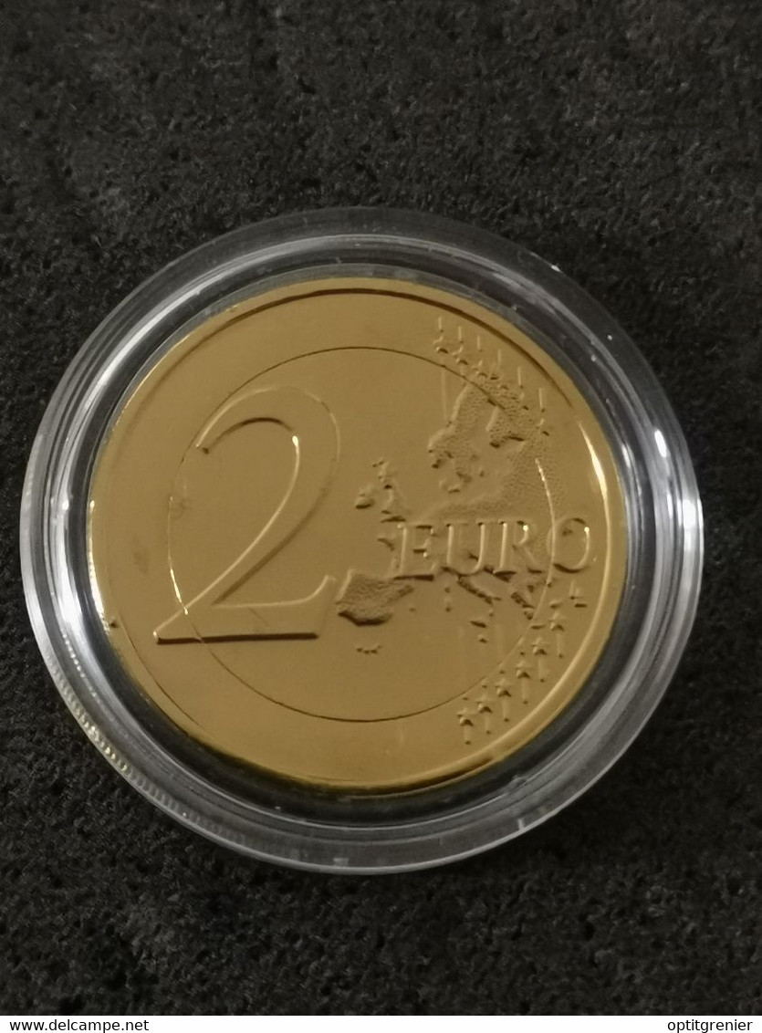 2 EURO SLOVENIE 2014 BARBARA DE CELJE PLAQUEE OR SOUS CAPSULE / SLOVENIJA EUROS - Eslovenia