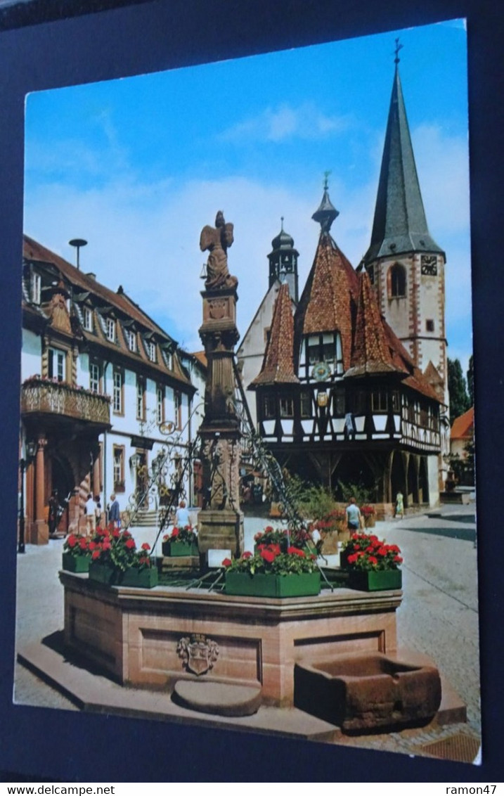 Michelstadt - Das Herz Des Odenwaldes, Marktplatz Mit Historischem Radhaus - Gebr. Metz, Tübingen - Odenwald