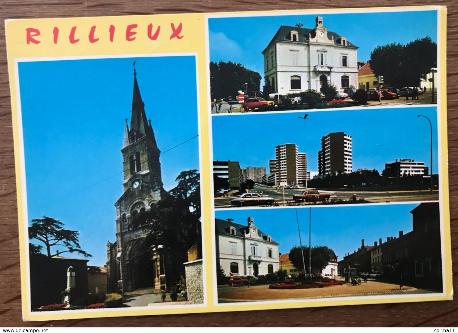 CP RILLIEUX LA PAPE 69 Eglise, Mairie, Ville Nouvelle, La Place - Rillieux La Pape