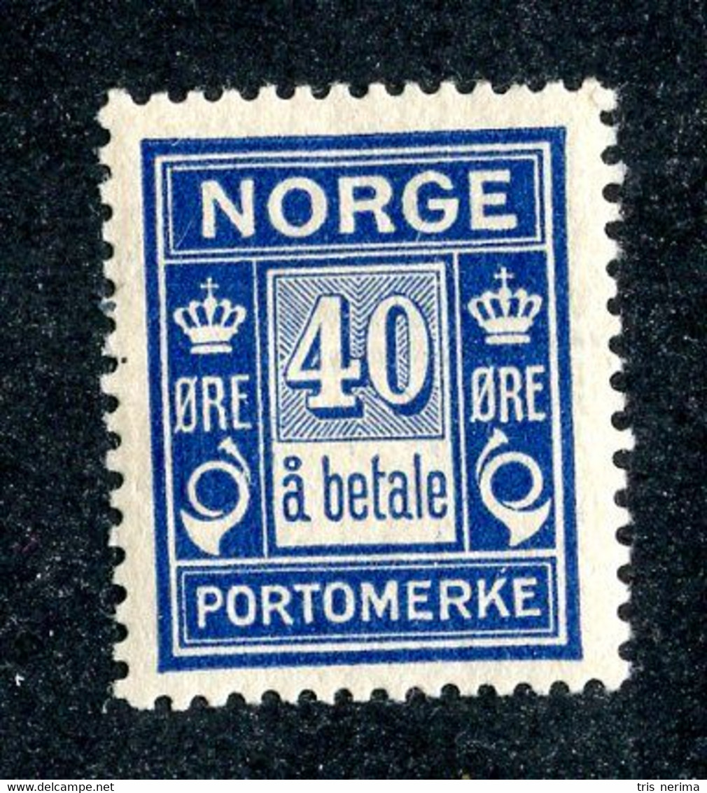 24 Norway 1922 Scott J-10 M* (Offers Welcome!) - Unused Stamps