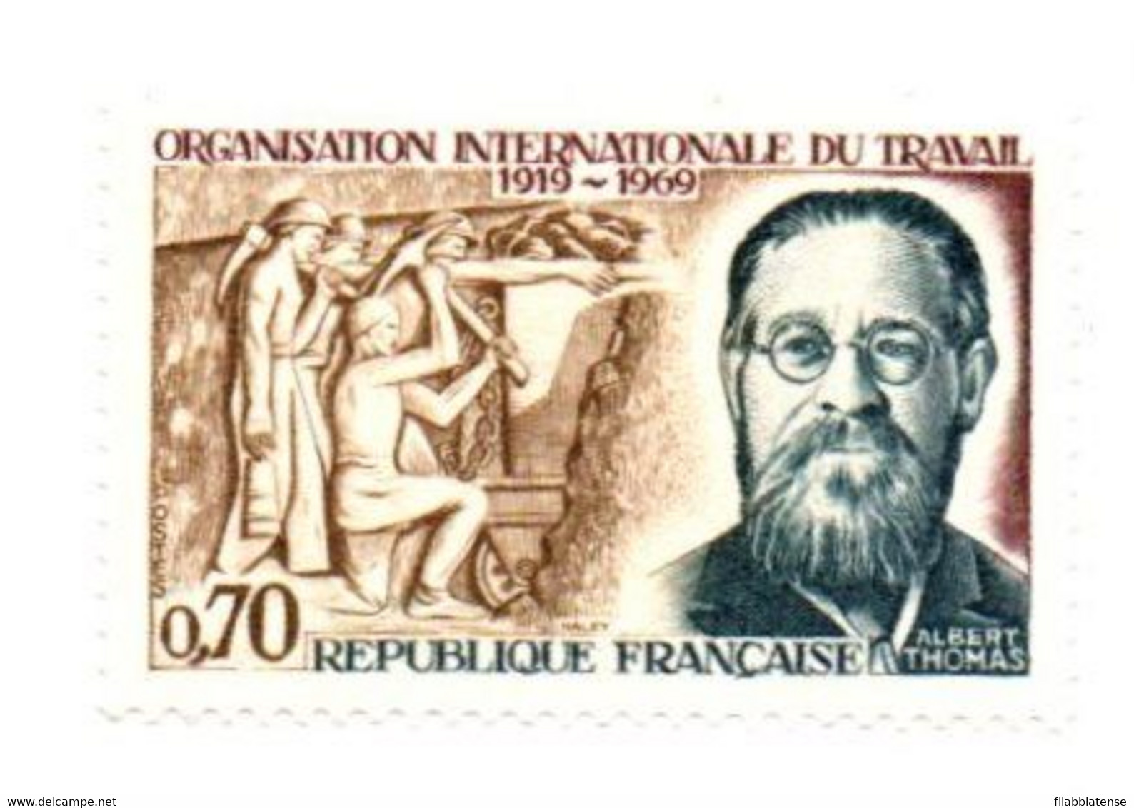 1969 - Francia 1600 Cinquantenario Dell'OIL   ---- - ILO