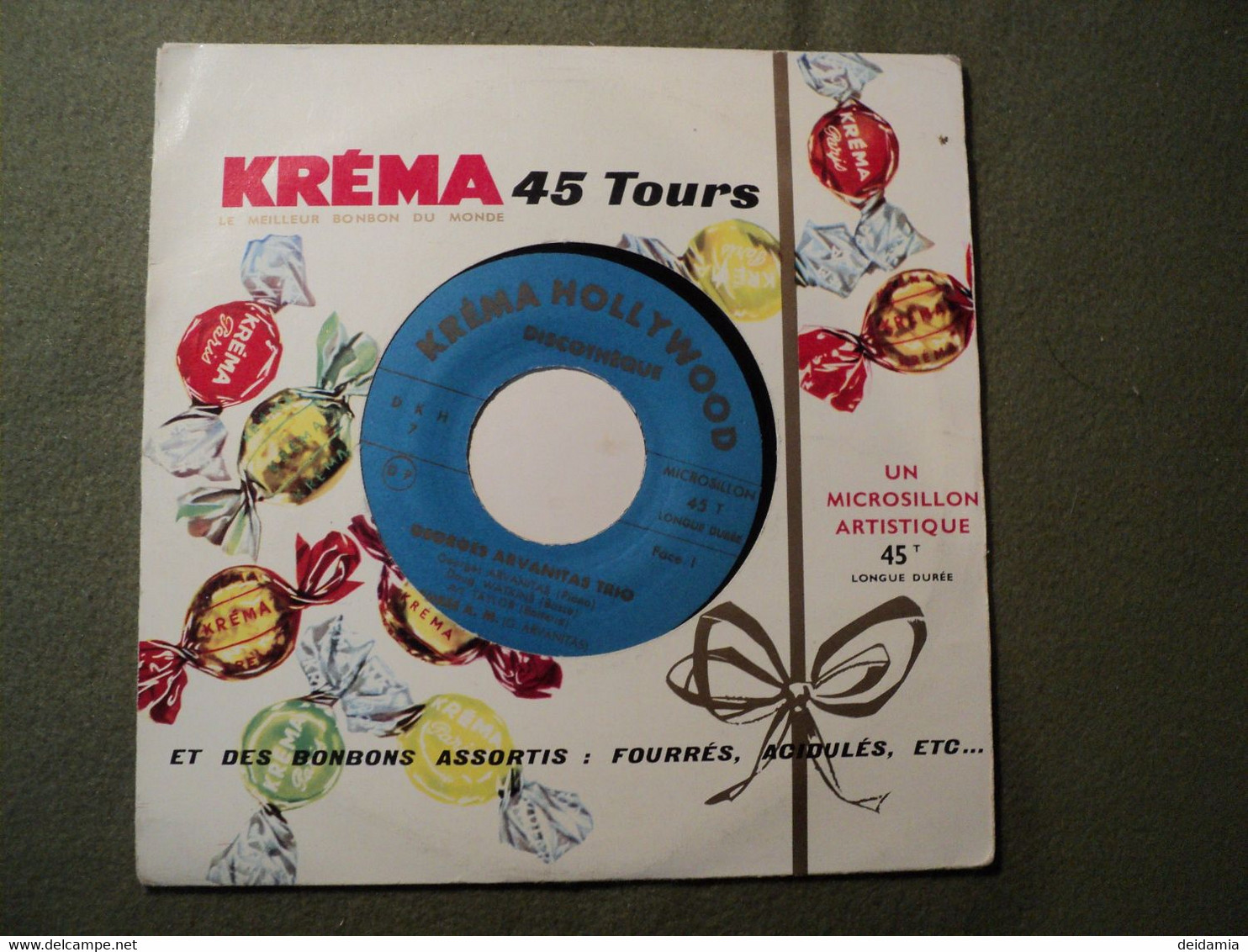 45 TOURS PUBLICITAIRE BONBONS KREMA HOLLYWOOD. ANNEES 60  ? - Limited Editions