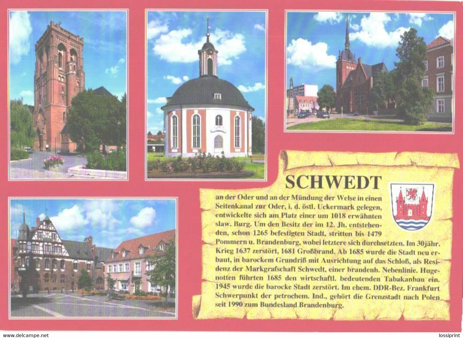 Germany:Schwedt Views, St. Catherine Church, Churches, Vierradener Street - Schwedt