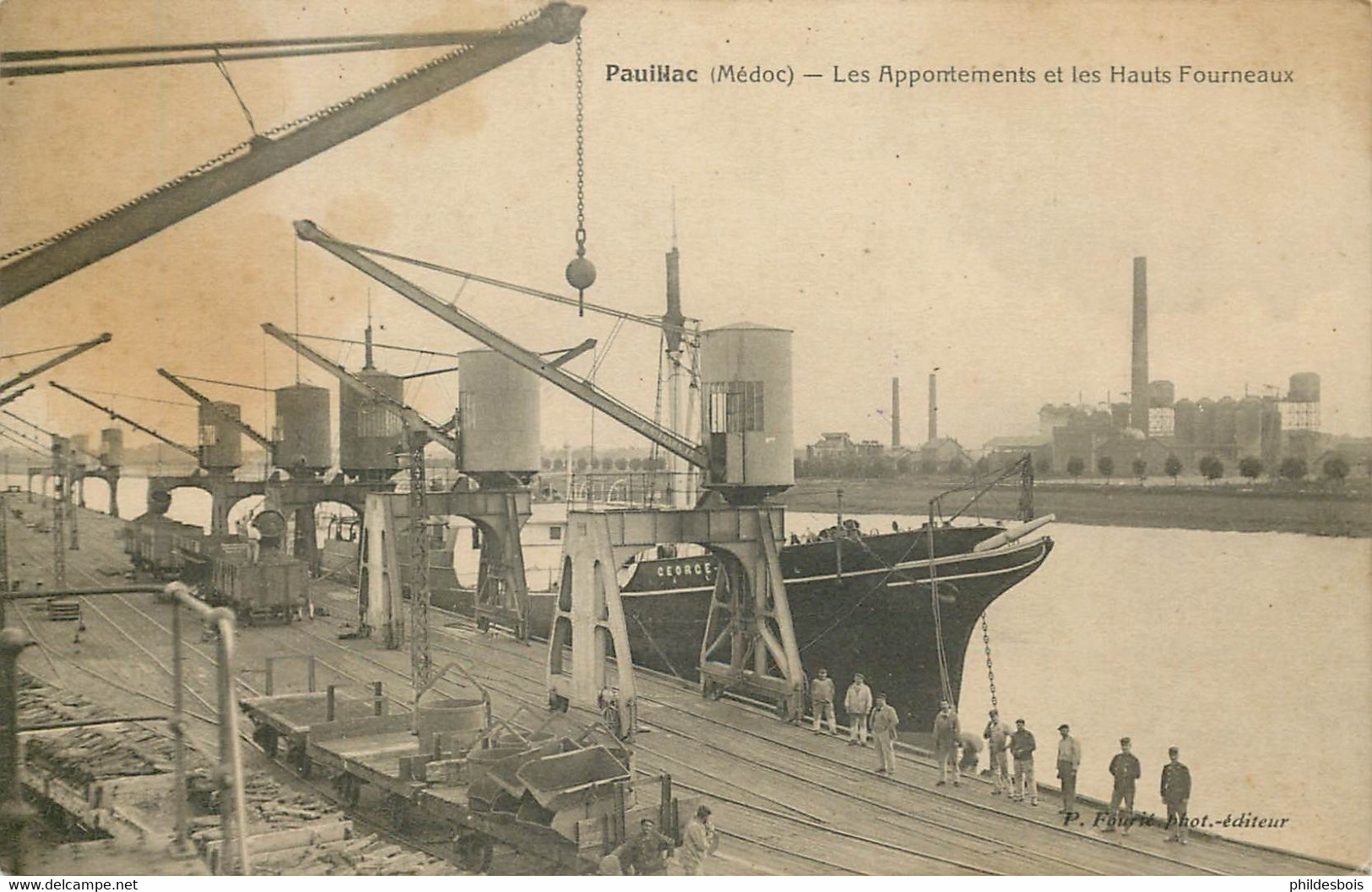 GIRONDE  PAUILLAC  Les Appontements Et Les Hauts Fourneaux - Pauillac