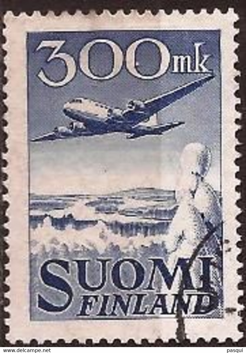 FINLANDIA - Fx. 1236 - Yv. Ae- 3 - Avion Douglas D.C. 9 - 1950 - Ø - Gebraucht