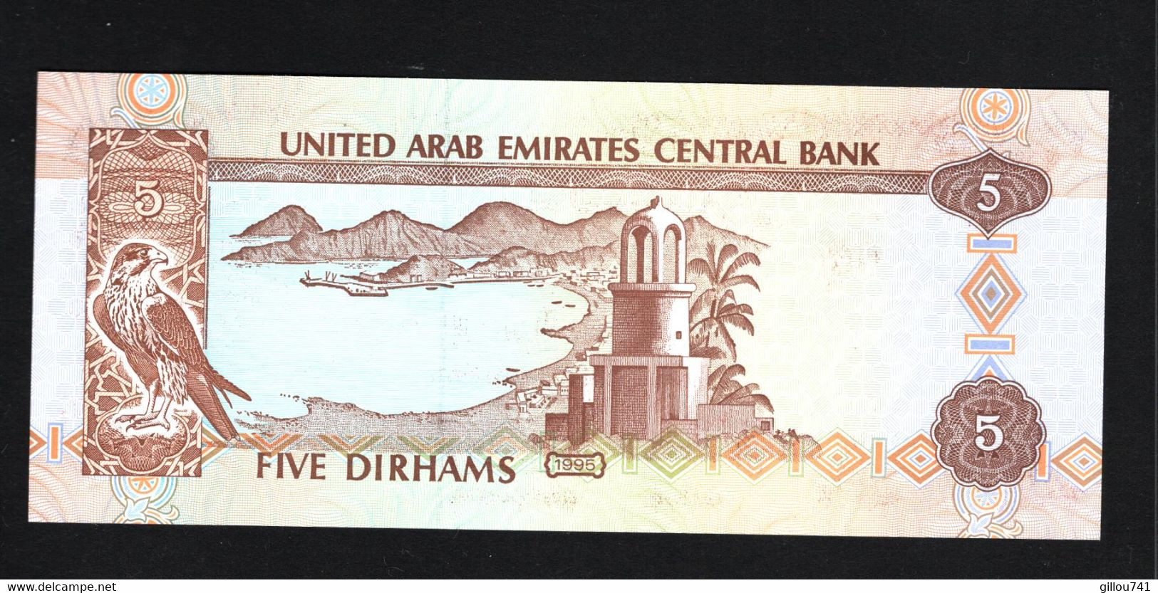 Emirats Arabes Unis, 5 Dirhams, 1989-1996 Issue - Emirats Arabes Unis