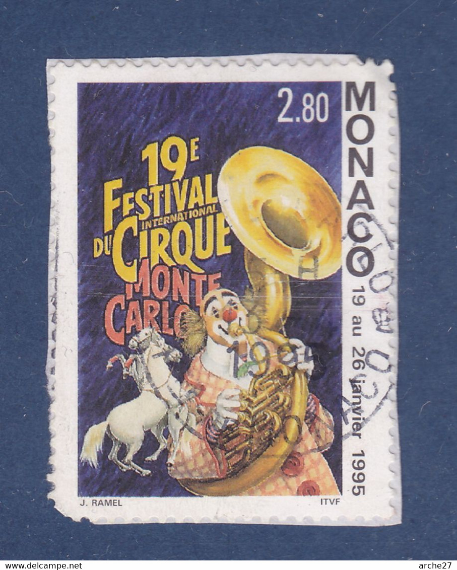 TIMBRE MONACO N° 1971 OBLITERE - Usados