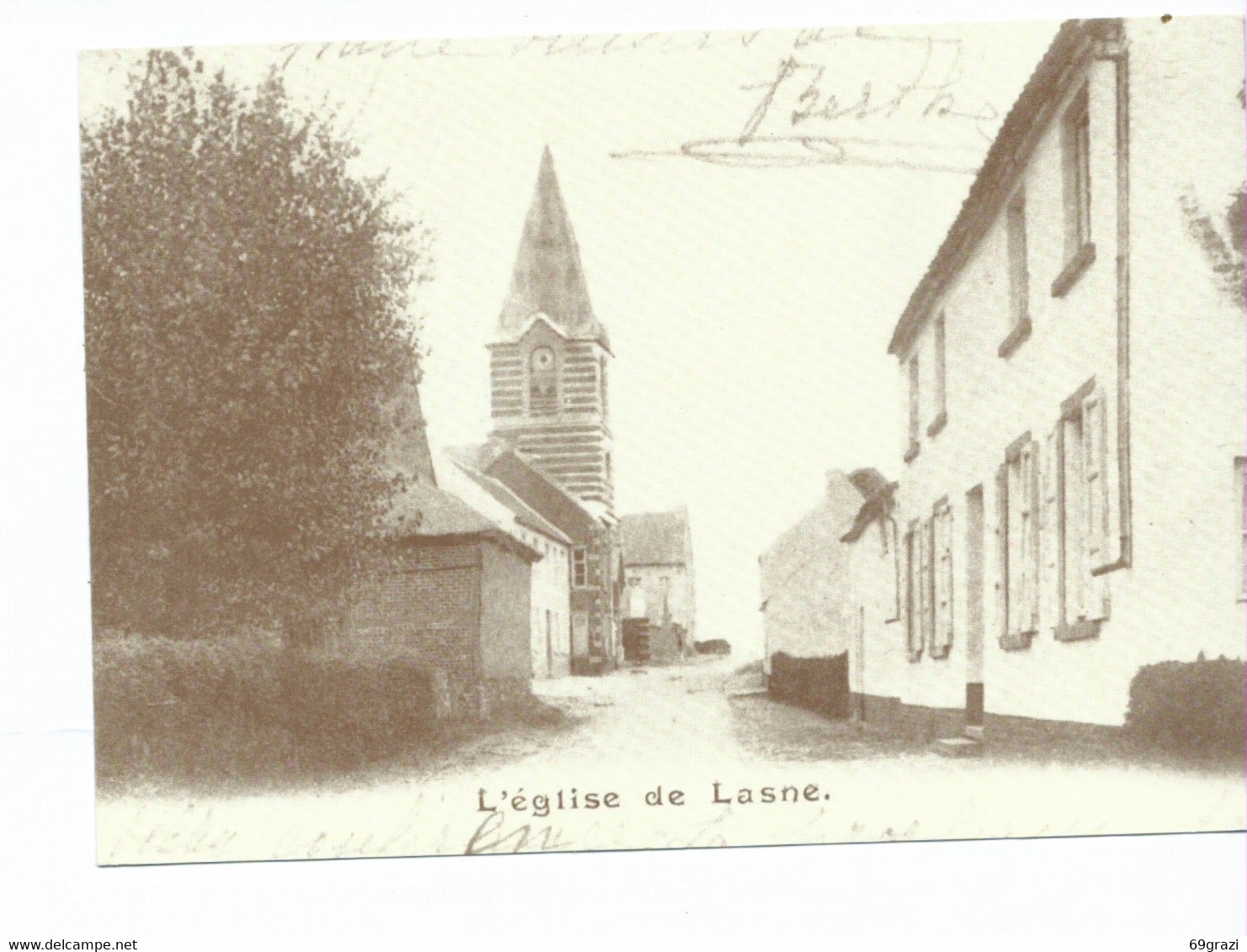 Lasne Eglise Carte ADEPS - Lasne