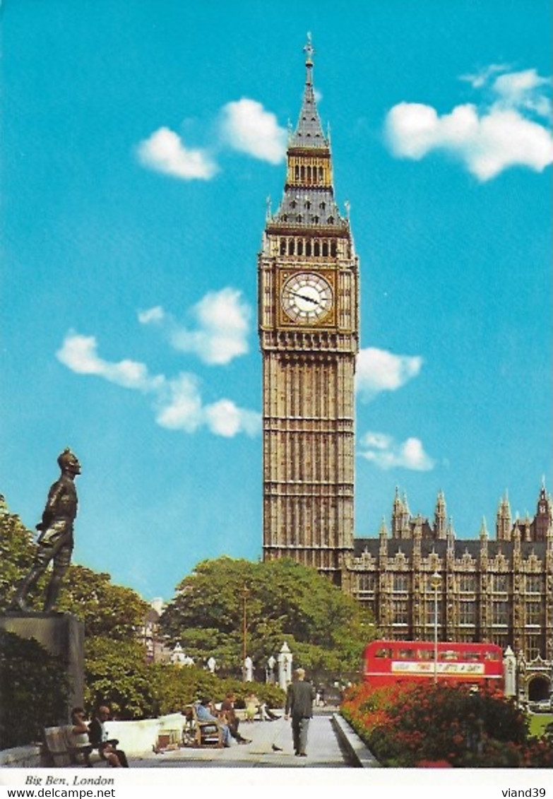 London. -  Londres. -  Big Ben -  Cachet Poste 1979 - Houses Of Parliament