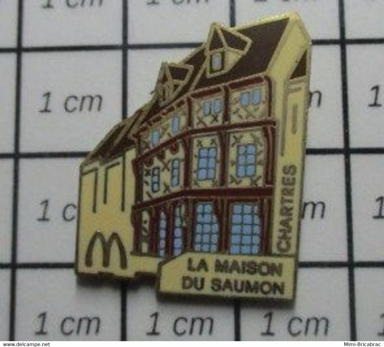 613f Pin's Pins / Beau Et Rare / McDONALD'S / LA MAISON DU SAUMON A CHARTRES - McDonald's