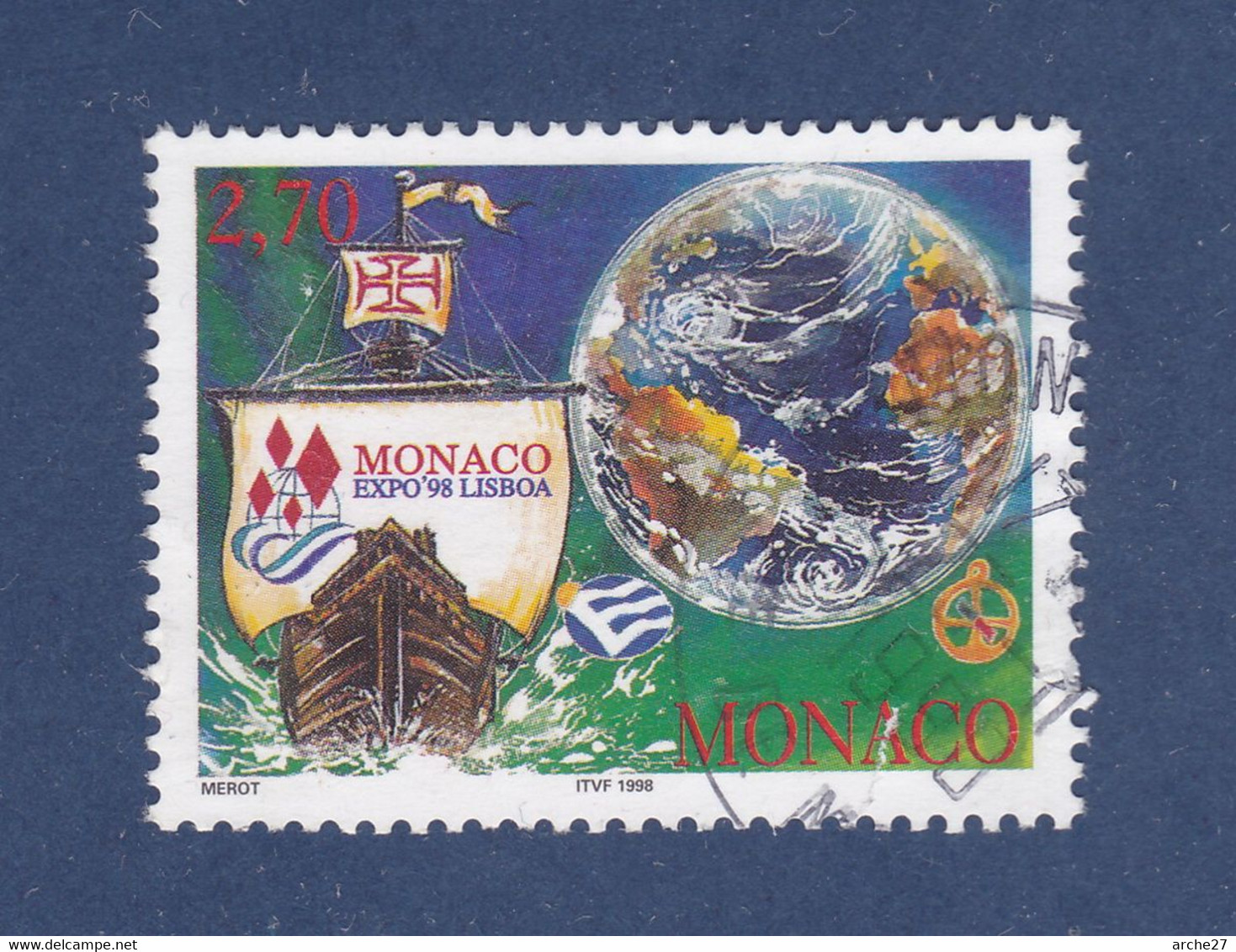 TIMBRE MONACO N° 2159 OBLITERE - Usati