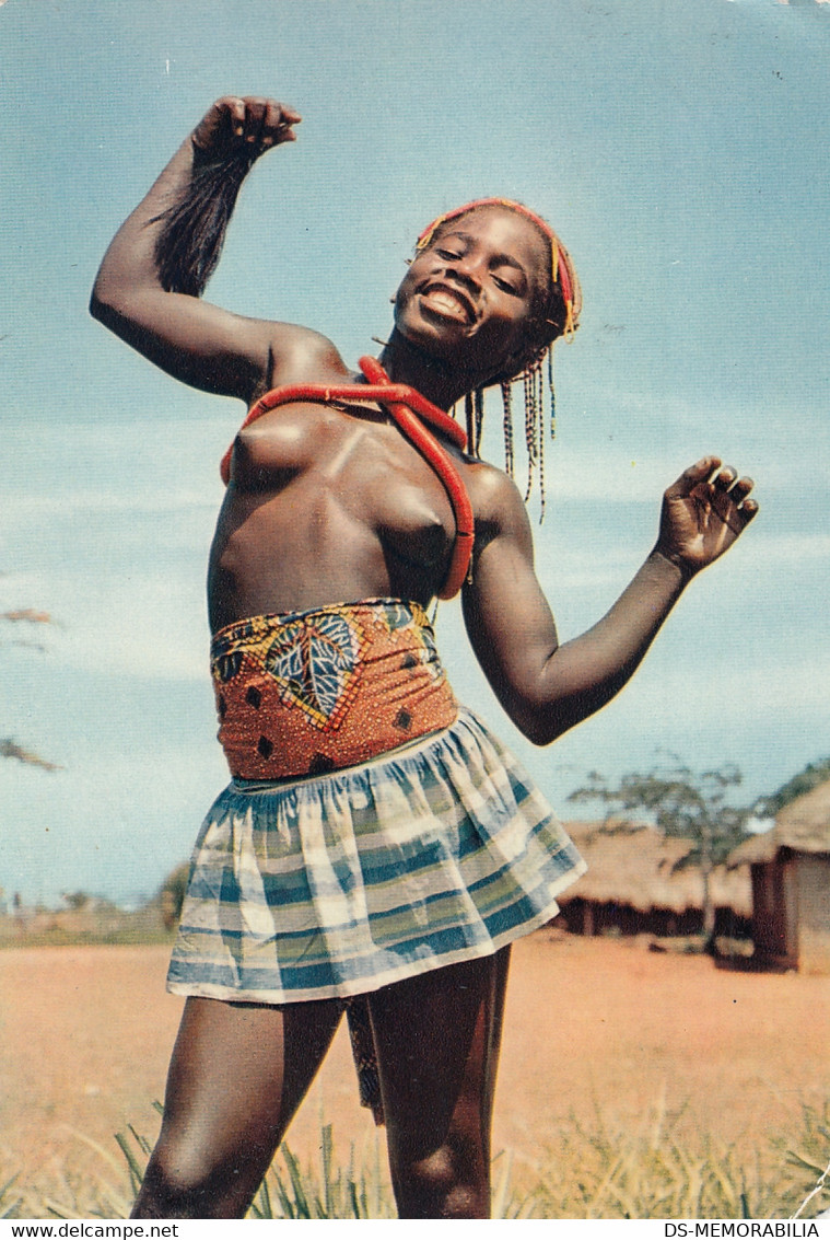Uganda - Nude Dancing Girl , Gulu 1970 - Uganda
