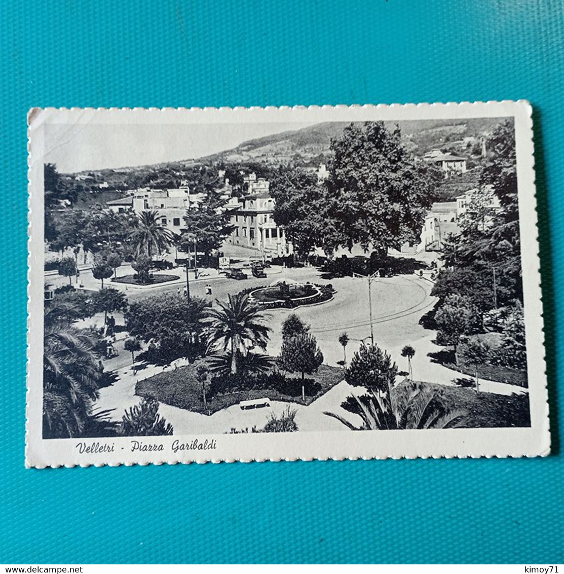 Cartolina Velletri - Piazza Garibaldi. Viaggiata 1959 - Velletri