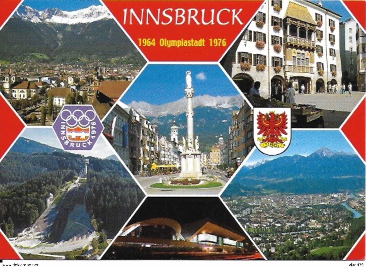 Innsbruck. -  Ville D'Europe Et Des Sports -  Ville Olympique 1964 Et 1976. -  Non écrite - Innsbruck
