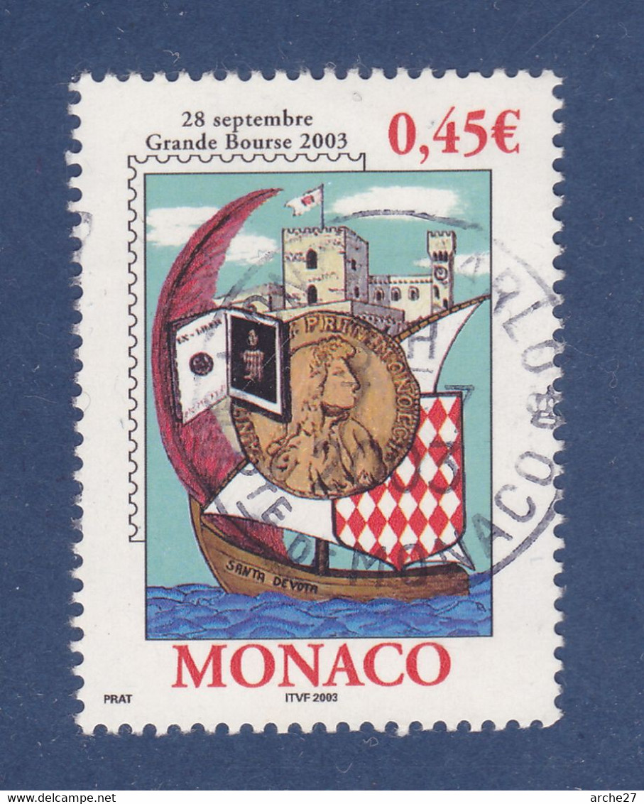 TIMBRE MONACO N° 2395 OBLITERE - Oblitérés