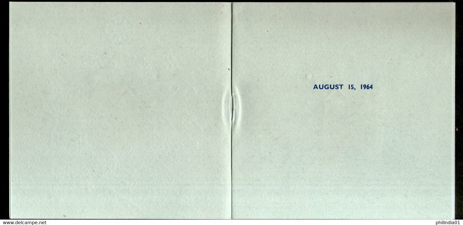 India 1964 Sri Aurobindo Ashram Pondicherry Religion Booklet With Cancelled # 7516 - Hindouisme