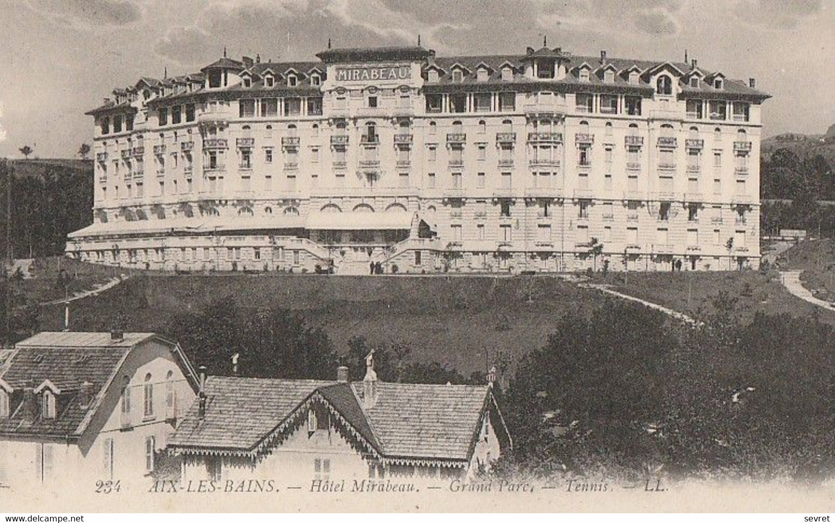 AIX LES BAINS . - Hôtel Mirabeau. - Grand Parc - Tennis - Hotels & Restaurants