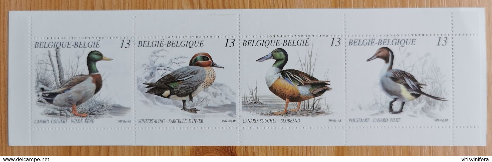 Carnet B19 Avec COB 2332/2335 De 1989. Nature. Canards - Non Classificati