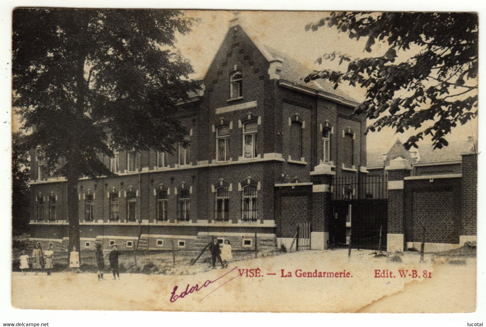 Visé - La Gendarmerie - Animé - 1907 - Edit. W-B N° 81 - Visé
