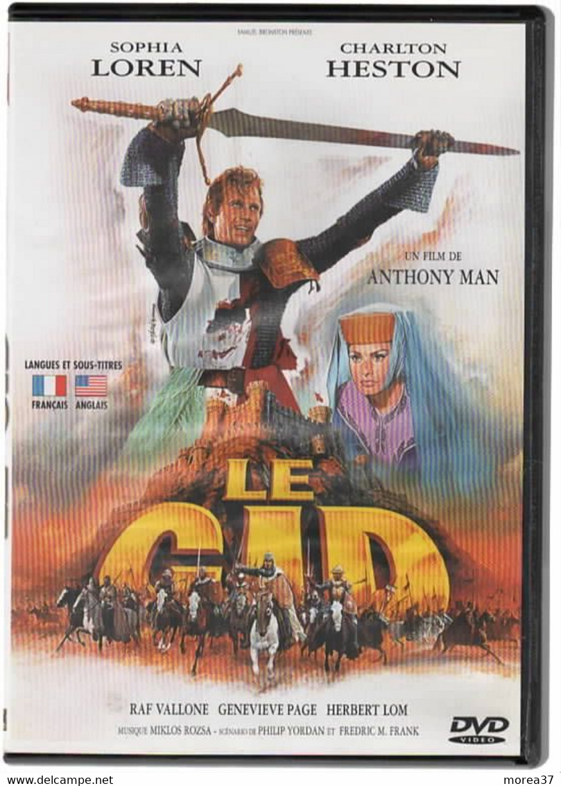 LE CID   Avec CHARLTON HESTON Et SOPHIA LOREN     C36 C39 - Action, Aventure