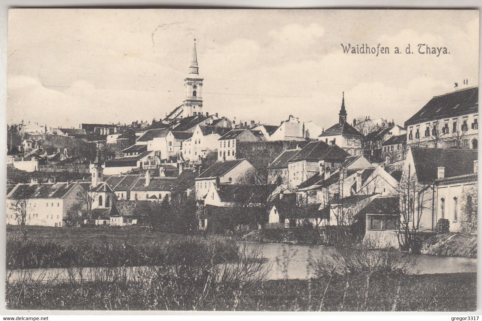 C3498) WAIDHOFEN A. D. THAYA - Tolle Häuser Ansichten Am Fluss ALT Toller Stempel 1913 - Waidhofen An Der Thaya