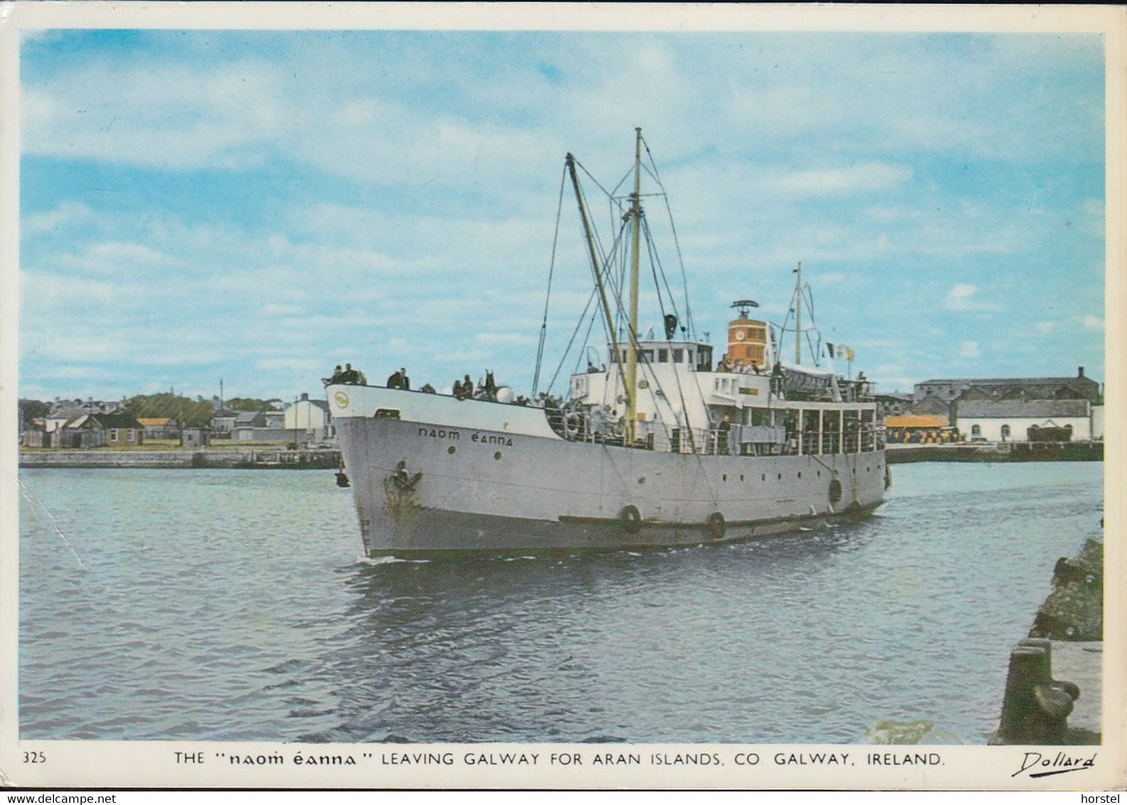 Ireland - Galway - Harbour - Steamer Leaving Galway - 3x Nice Stamps - Galway