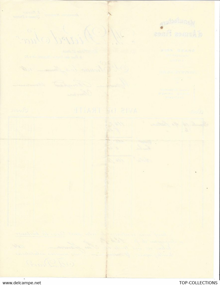 1921 ENTETE MANUFACTURE ARMES FINES  DIARD à St Etienne Loire Pour Bompard à Semur En Auxois Cote D’Or B.E. - 1900 – 1949