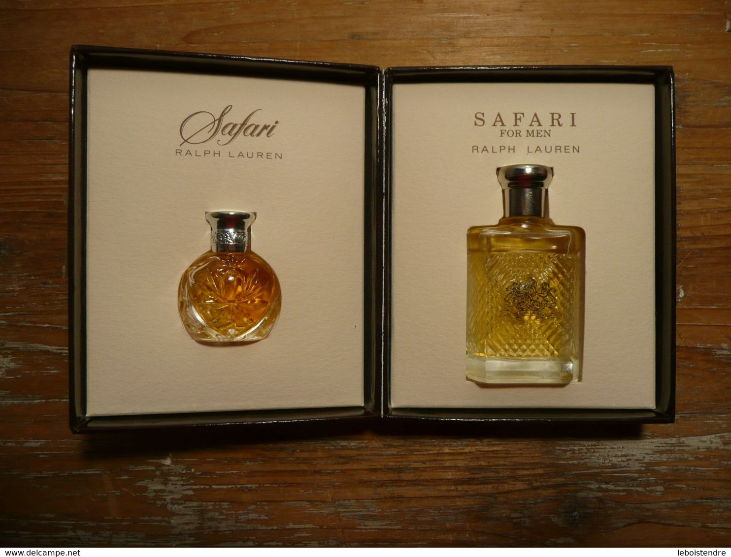 SAFARI + SAFARI FOR MEN DE RALPH LAUREN ECHANTILLONS DE PARFUM DANS BOITE - Parfumproben - Phiolen