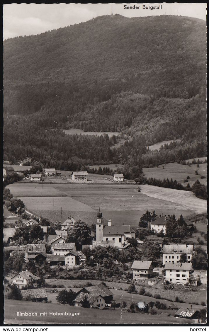 D-93485 Rimbach - Alte Ortsansicht Mit Kirche - Sender Burgstall - Cham