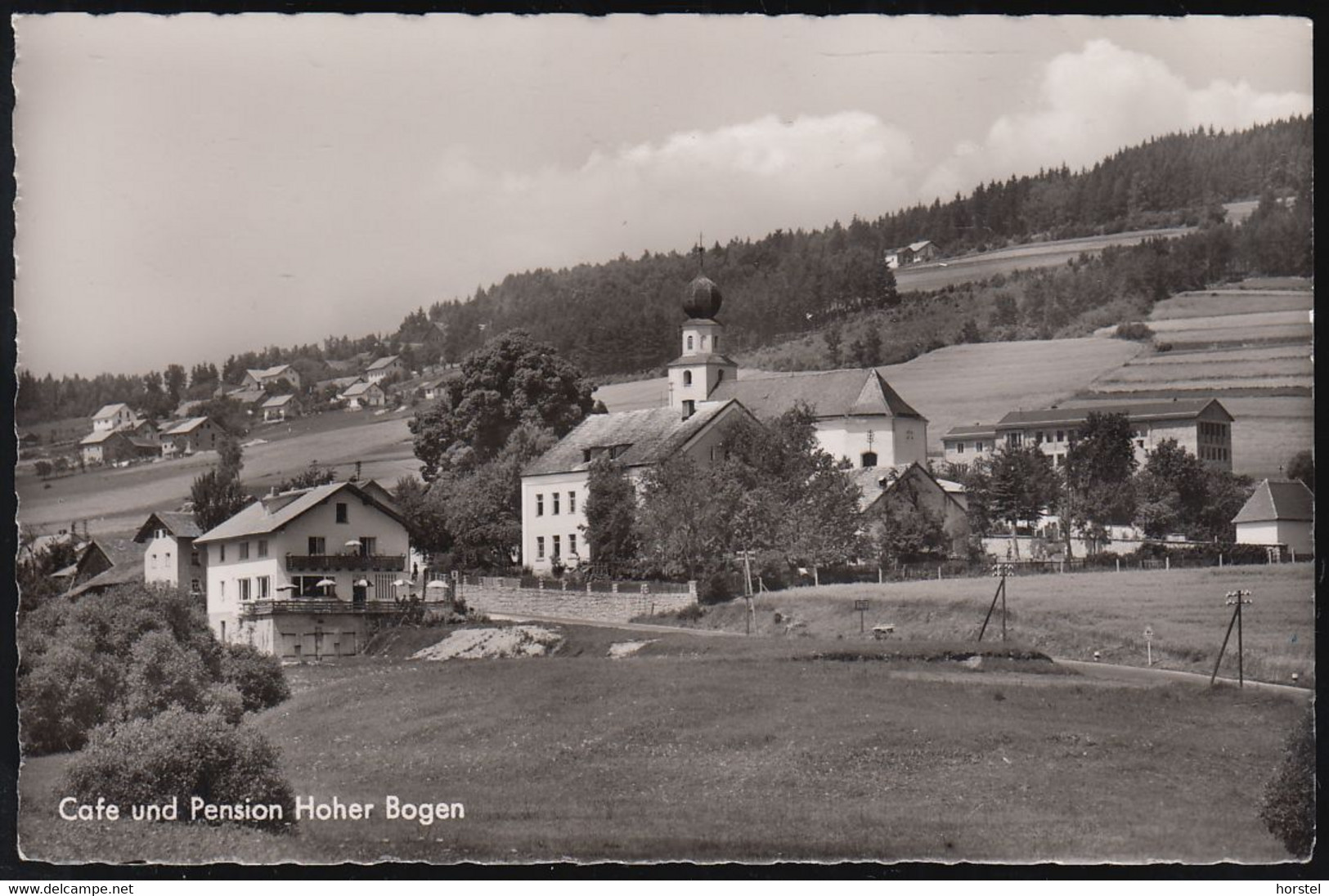 D-93485 Rimbach - Cafe Und Pension Hoher Bogen - Kirche ( Echt Foto) - Cham