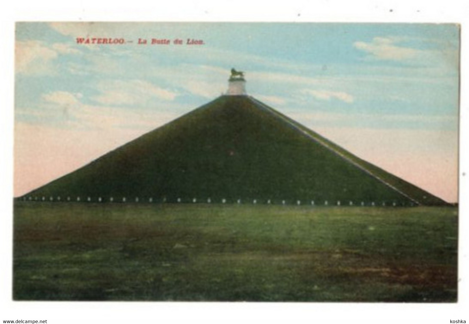 WATERLOO - La Butte Du Lion - Envoyée En 1911 - - Waterloo