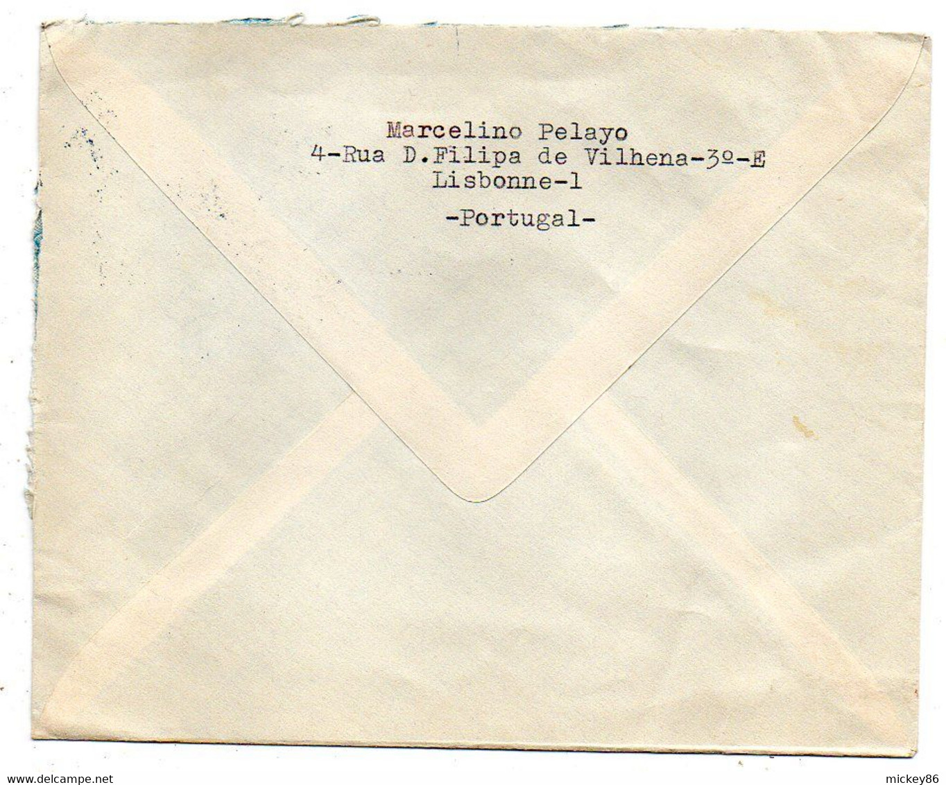 PORTUGAL--1962--lettre  LISBOA  Pour NANTERRE-92 (France ) ,timbres  Sur Lettre.....cachet - Storia Postale