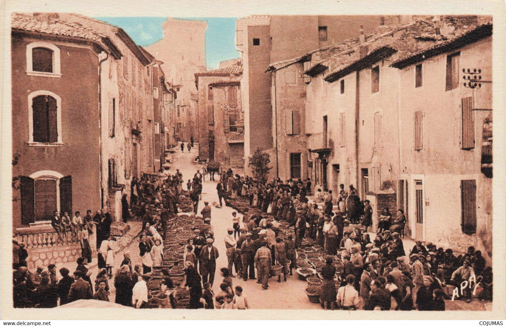 84 - CHATEAUNEUF DU PAPE - S08193 - La Grande Rue - Le Marché Aux Cerises - L1 - Chateauneuf Du Pape