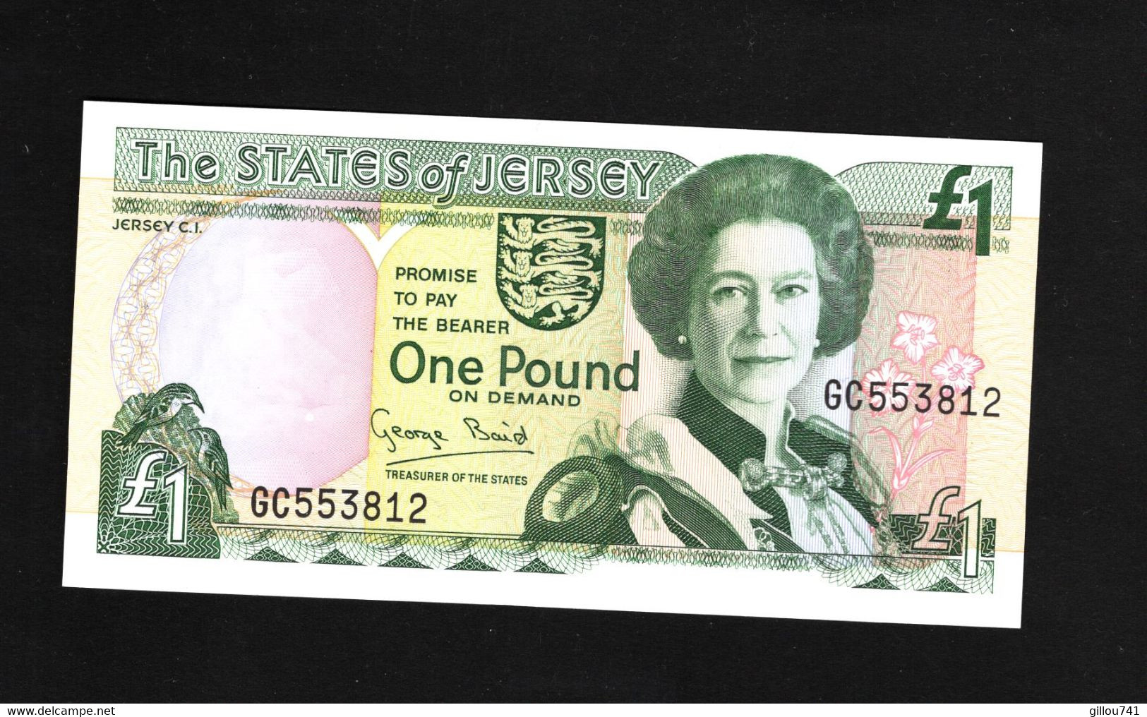 Jersey, 1 Pound, 1989 Issue - Jersey