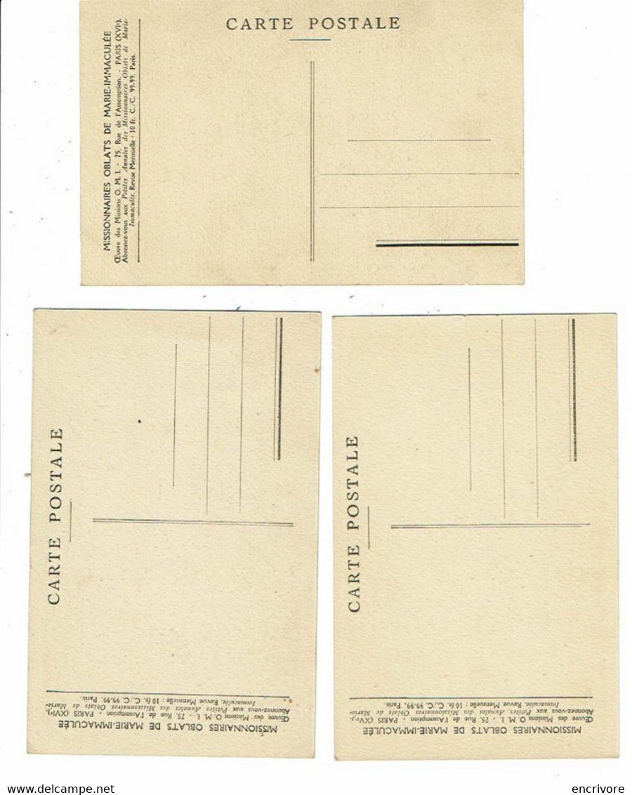 3 Cpa Mission Extrème Nord Canadien Série VII Enfants Sauvage Cris Chasseur Arc Bébé Charité - Otros & Sin Clasificación