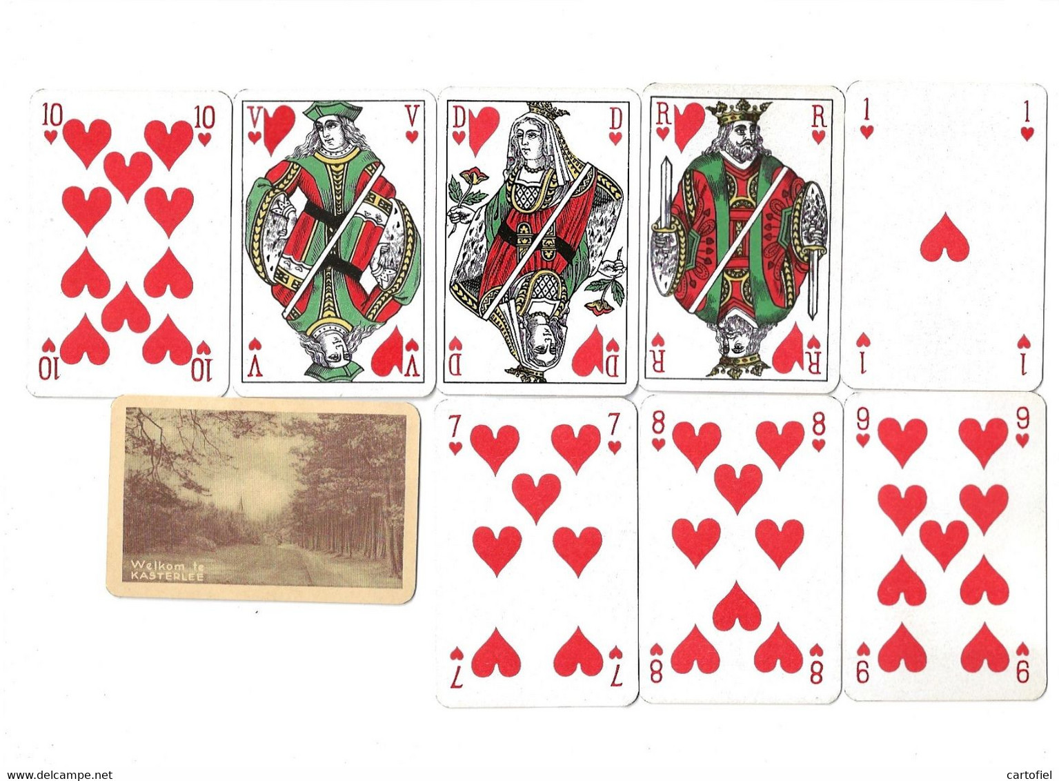 KASTERLEE-WELKOM TE KASTERLEE-VOLLEDIG SPEL SPEELKAARTEN-BOEKJE-33 STUKS+OMSLAG-ONGEBRUIKT-ZEER OUD-MOOI+ZELDZAAM! ! ! - Playing Cards (classic)