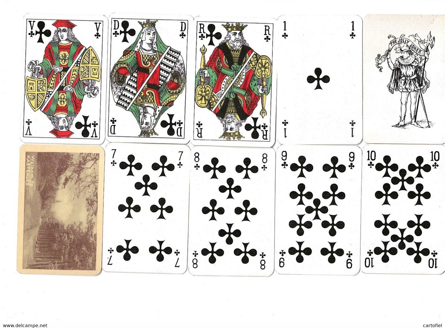 KASTERLEE-WELKOM TE KASTERLEE-VOLLEDIG SPEL SPEELKAARTEN-BOEKJE-33 STUKS+OMSLAG-ONGEBRUIKT-ZEER OUD-MOOI+ZELDZAAM! ! !