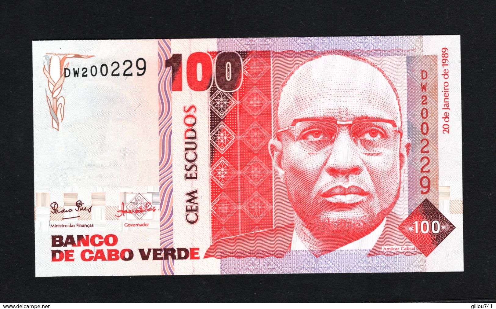 Cap Vert, 100 Escudos, 1989 Issue - Cap Verde