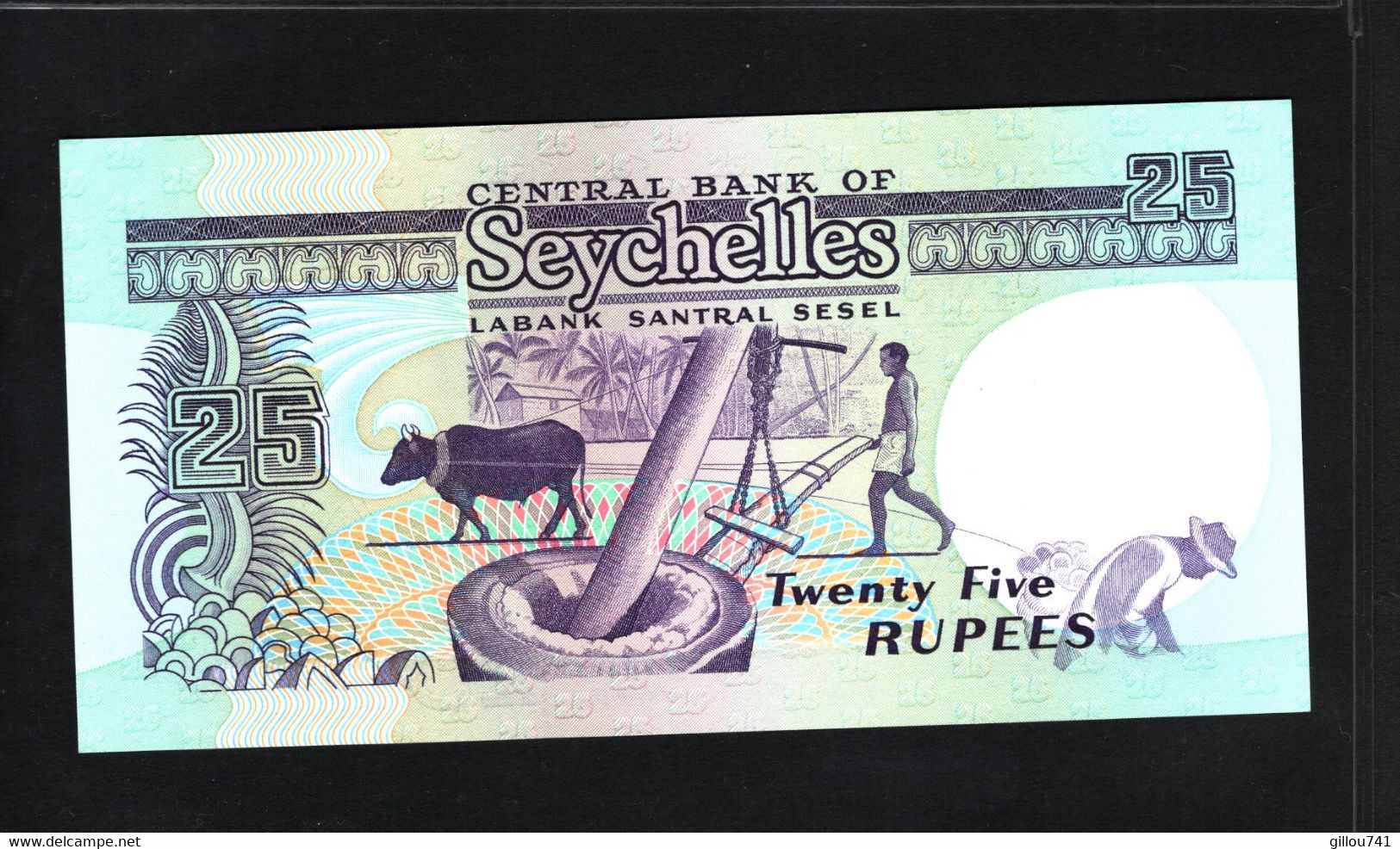 Seychelles, 25 Rupees/Roupi, 1989 ND "Bank Building" Issue - Seychelles