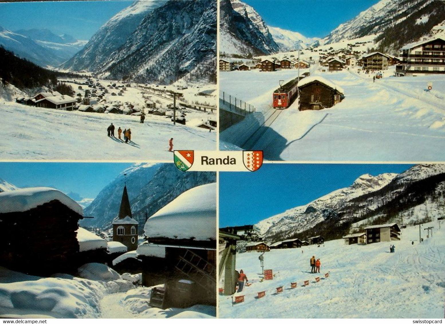 RANDA Brig-Visp-Zermatt Bahn Skilift - Randa