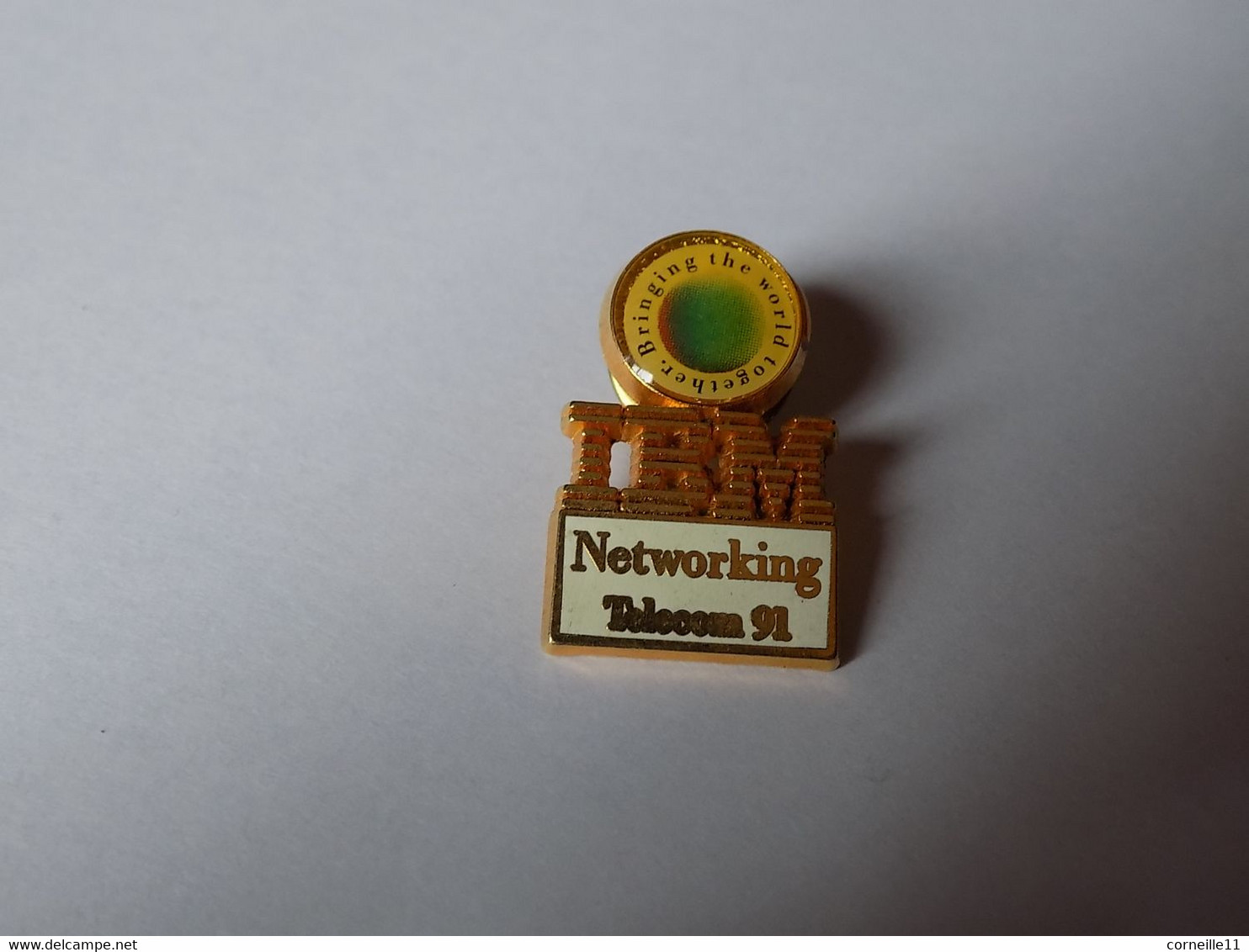 PIN'S IBM NETWORKING TELECOM 91 - Informatique