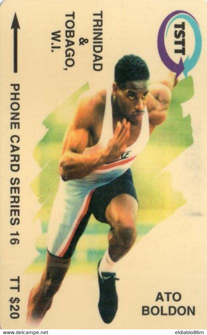 TRINIDAD & TOBAGO - GPT - 179CTTB - ATO BOLDON - SPORT - ATHLETICS - Trinidad En Tobago