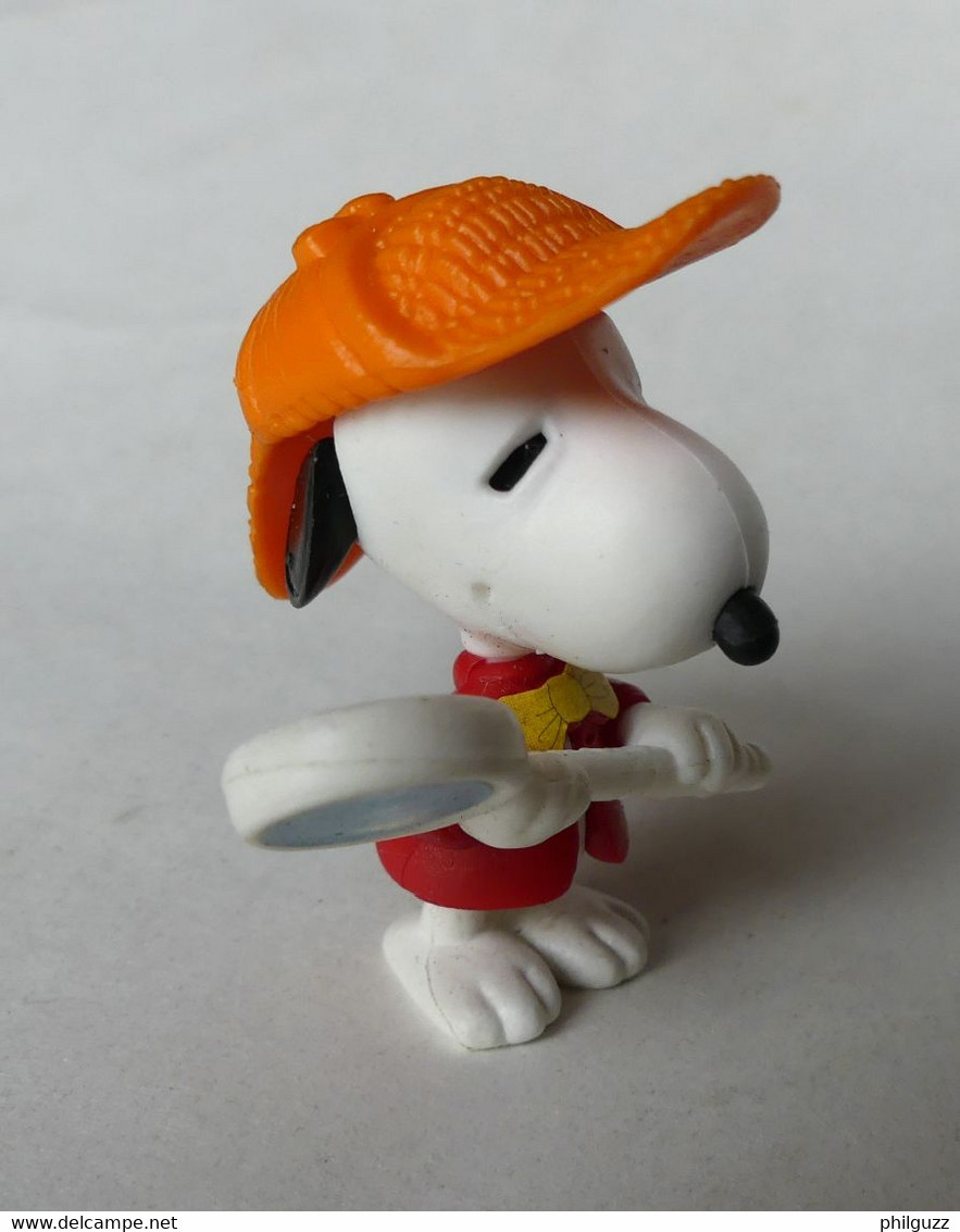 FIGURINE KINDER PEANUTS 1993 SNOOPY Détective 10 - Andere & Zonder Classificatie