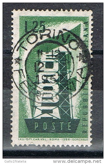 1956 - ITALIA - EUROPA CEPT. USATO - 1956
