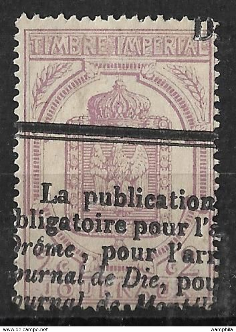 France. Timbres Pour Journaux N°7 Oblitéré. Cote 25€. - Newspapers