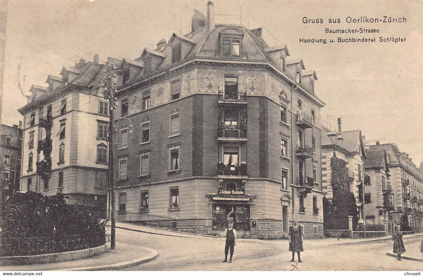 Oerlikon Buchackerstrasse Handlung & Buchbinderei Schläpfer - Oerlikon