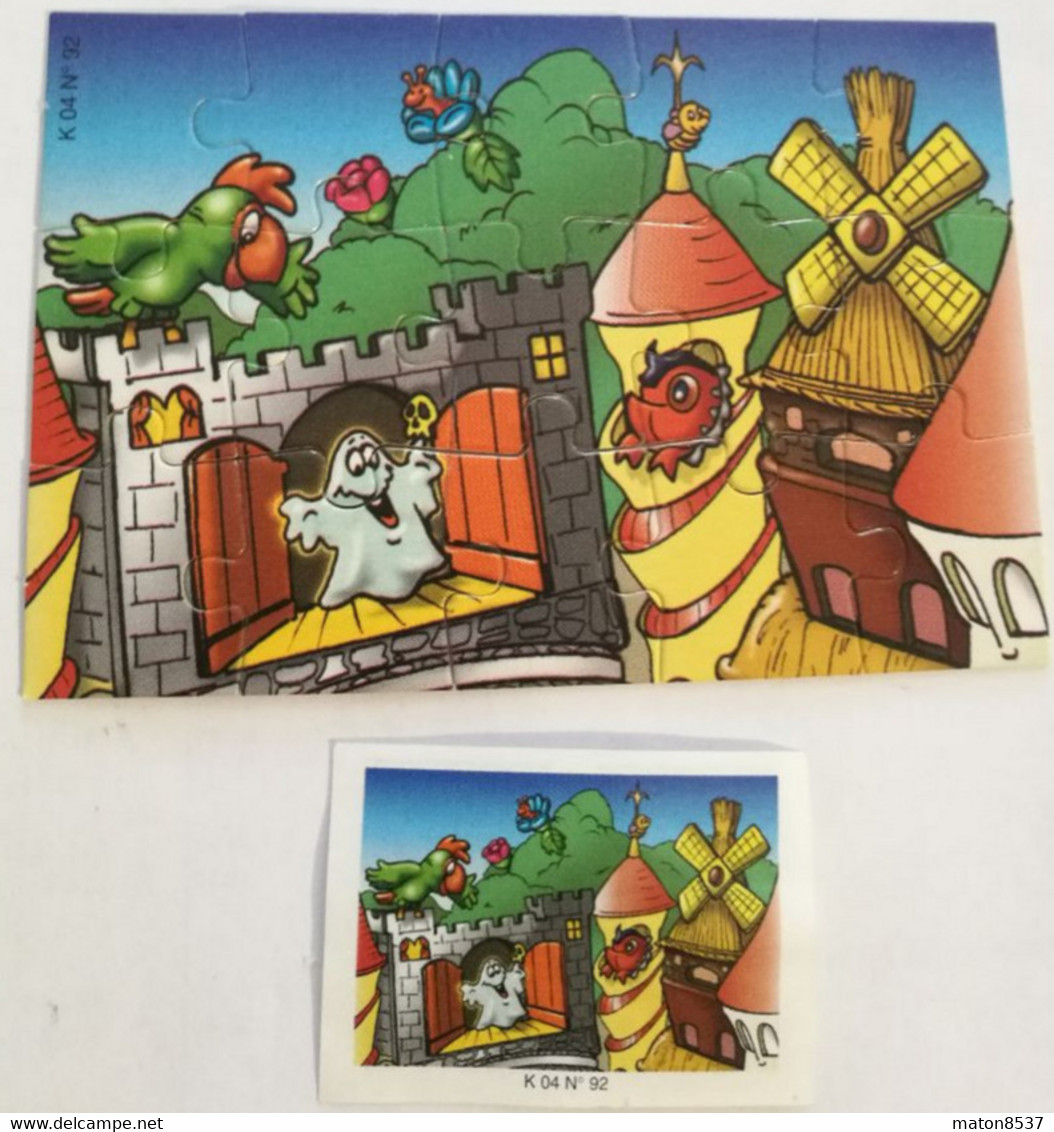 Kinder : K04 N092  Spielzeug – Serie 2 2003 - Spielzeug + BPZ - Puzzles