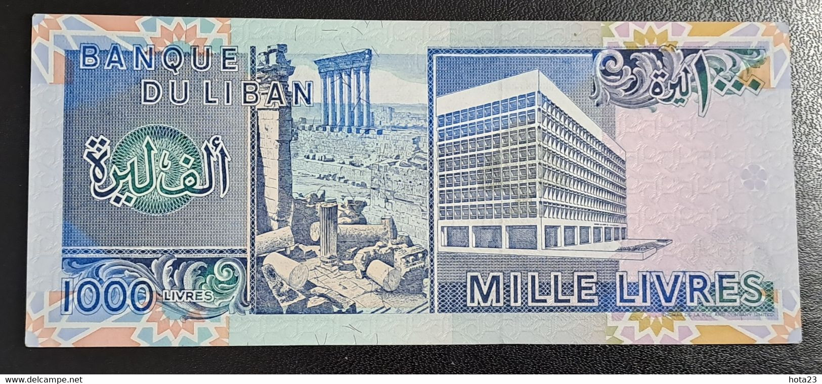 1988-93 Liban Lebanon 1000 Livres Paper Money Banknote Currency  UNC - Liban