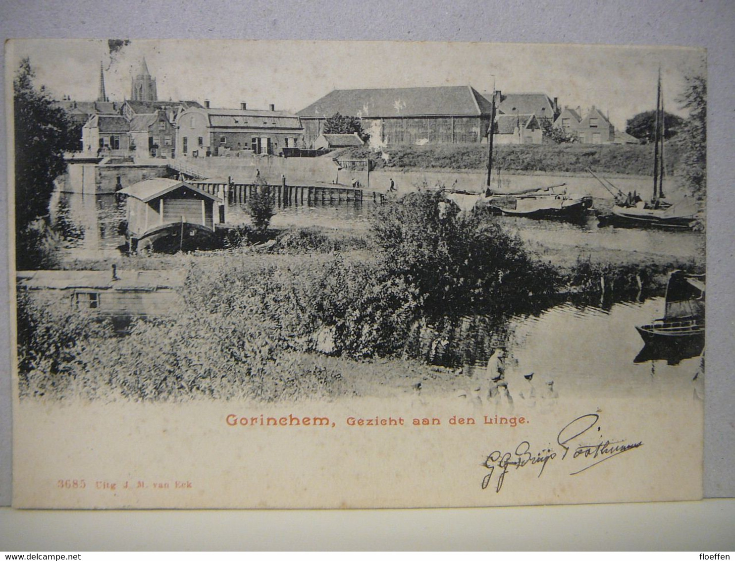 Gorinchem Gezicht Aan Den Linge 1902 - Gorinchem