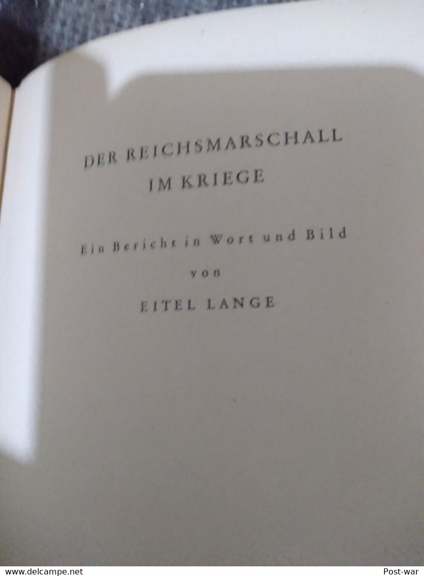Ww2 German Book Reich Marshal In War - 5. Wereldoorlogen